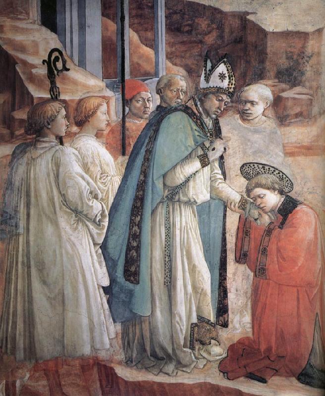 Fra Filippo Lippi Details of The Mission of St Stephen